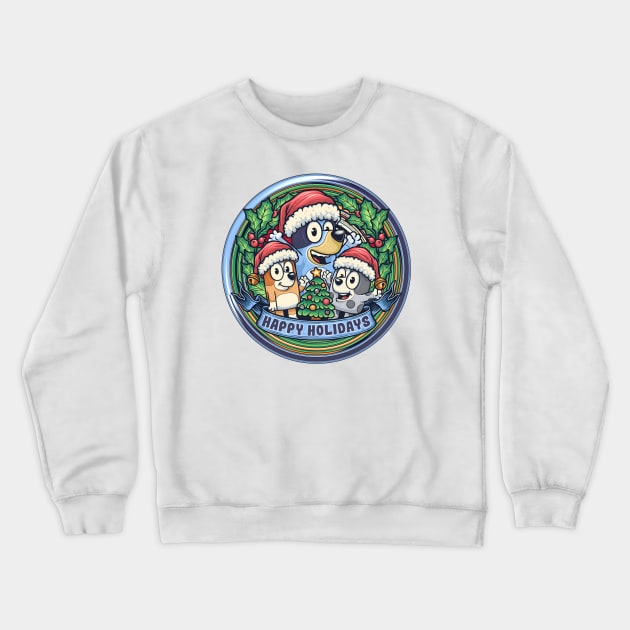 HAPPY HOLIDAYS Crewneck Sweatshirt by 96rainb0ws